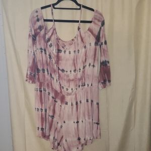 Belle Sky off shoulder romper XL